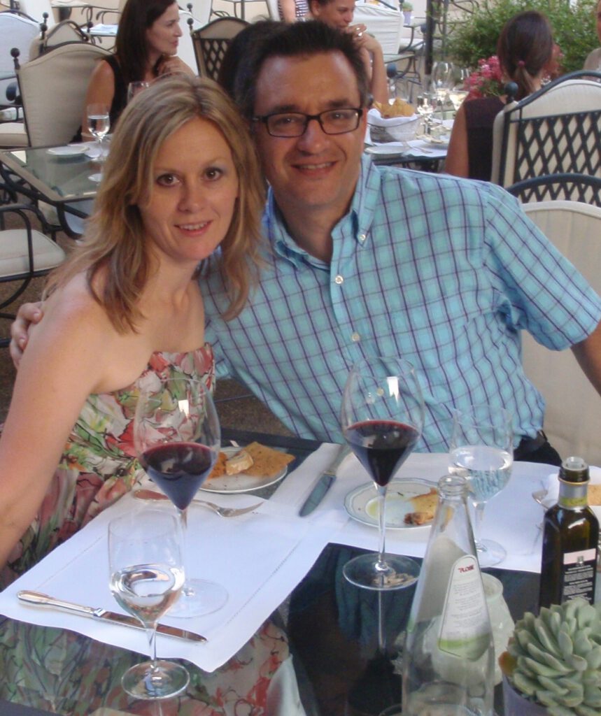 Becky and Veso Lukovic at Four Seasons Florence