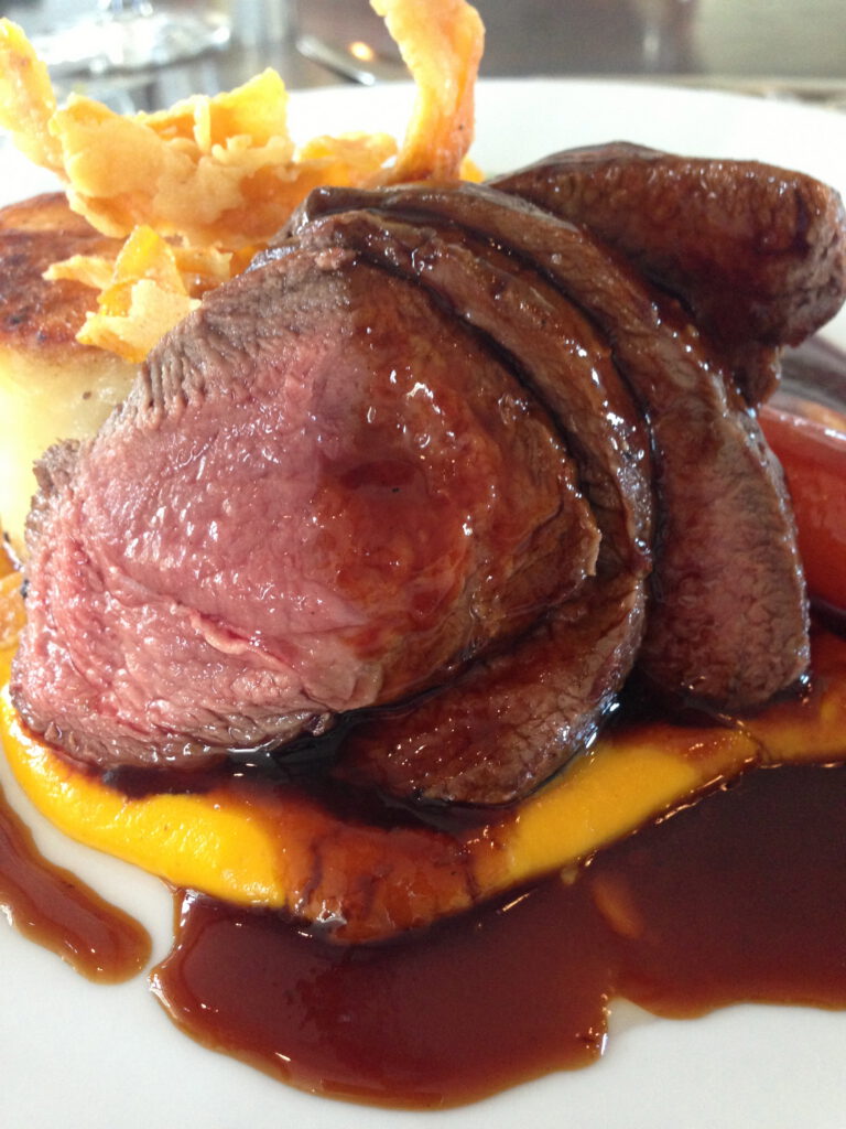 Venison at the Drover Inn, Scotland