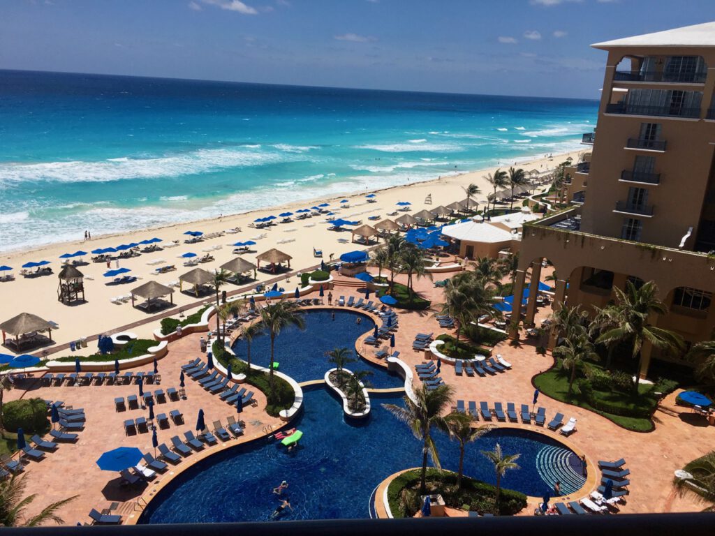Ritz Cancun Beach Cabana