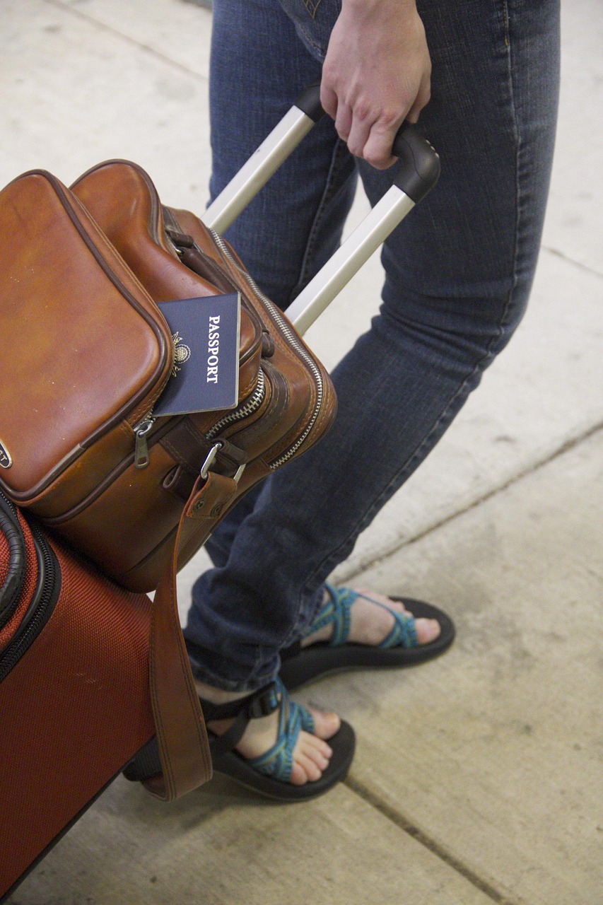 travel, passport, journey, tourist, luggage, flight, airport, suitcase